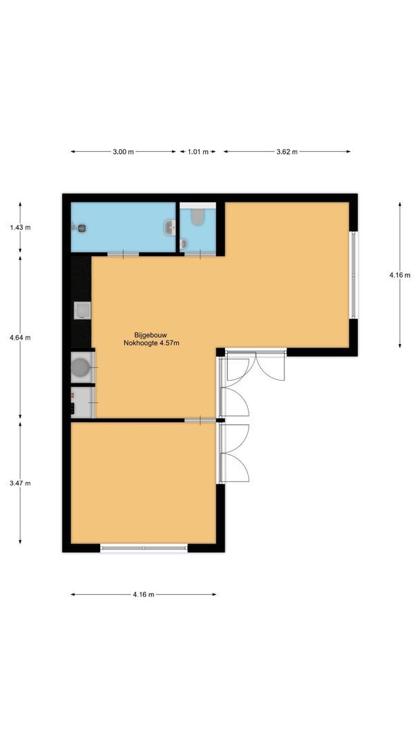 Dorpsstraat 16, Blaricum plattegrond-3