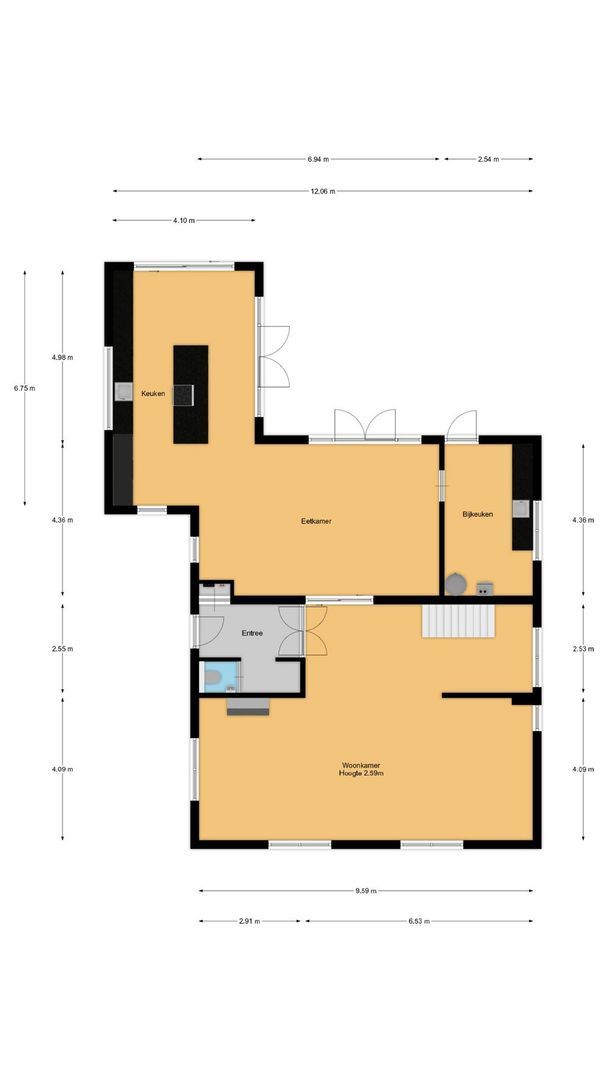 Dorpsstraat 16, Blaricum plattegrond-0