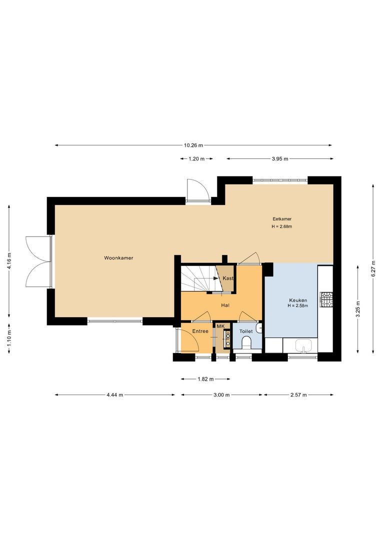 Paviljoenweg 6, Huizen plattegrond-0