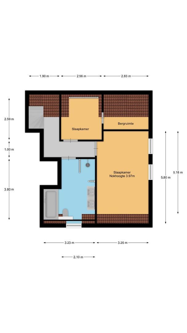 Oosterend 17, Laren plattegrond-1