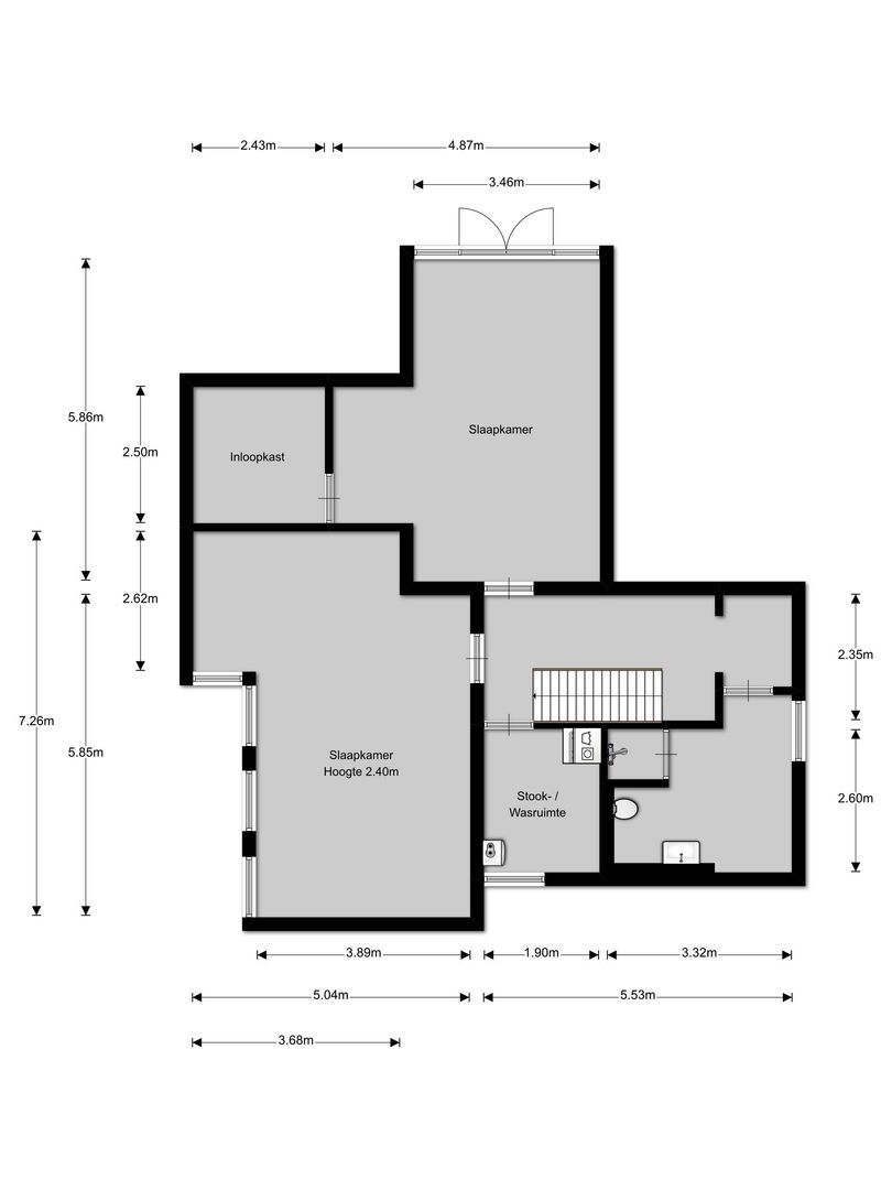 Verloren Engh 3, Blaricum plattegrond-1