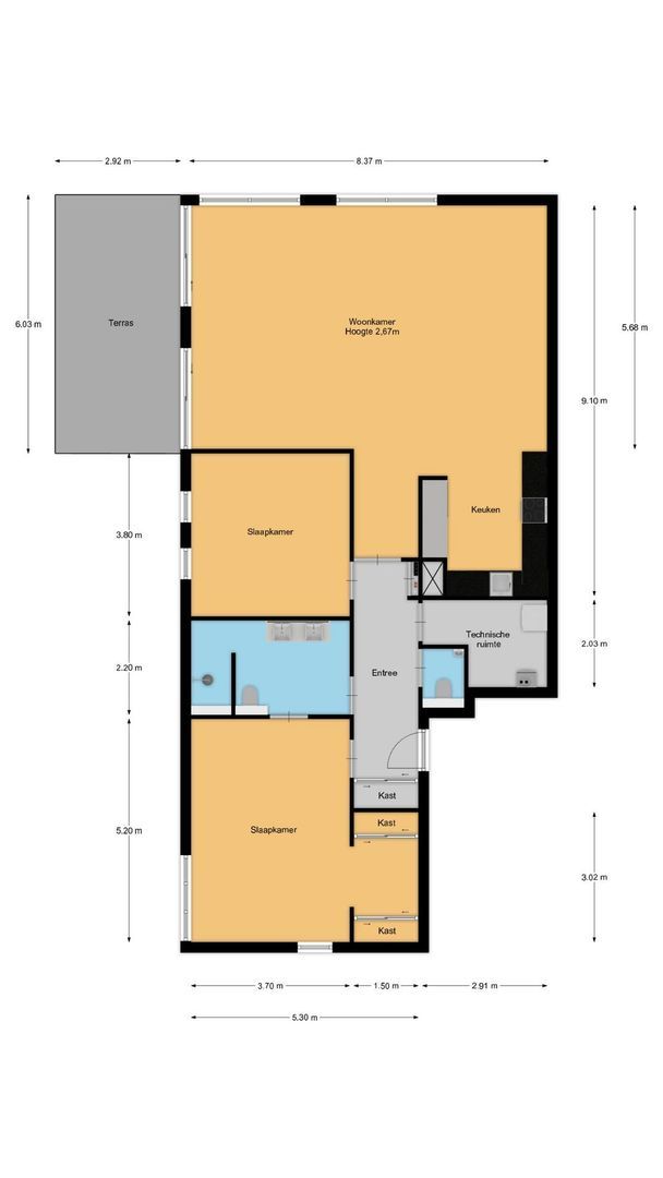 Elzingapark 3, Laren plattegrond-0