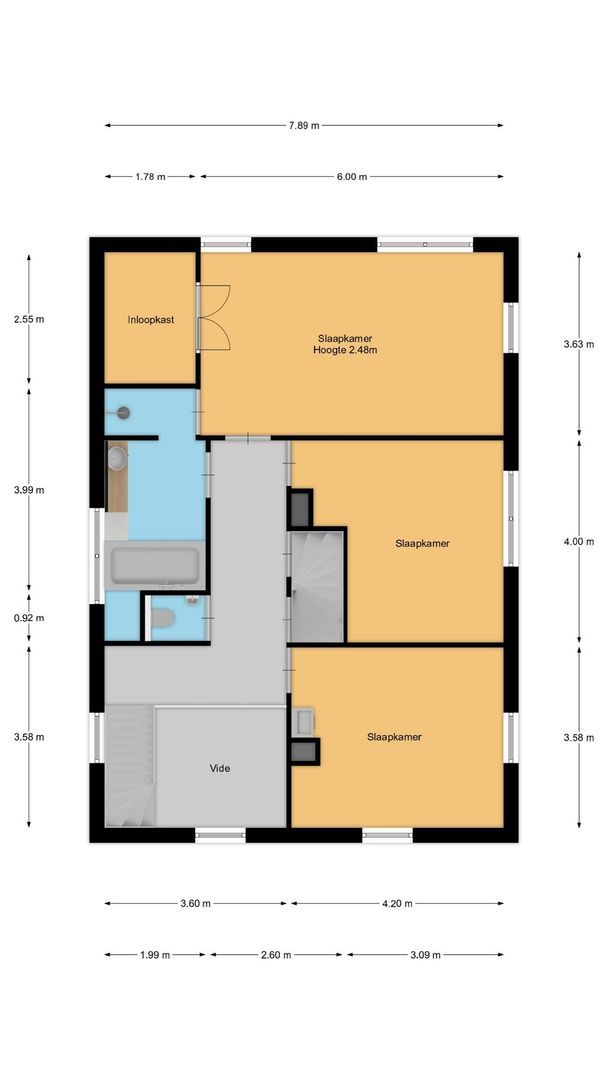 Wisseloordlaan 8, Hilversum plattegrond-1