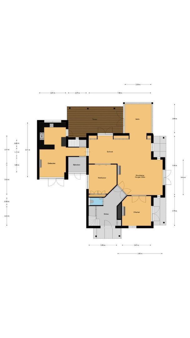 Wisseloordlaan 8, Hilversum plattegrond-0