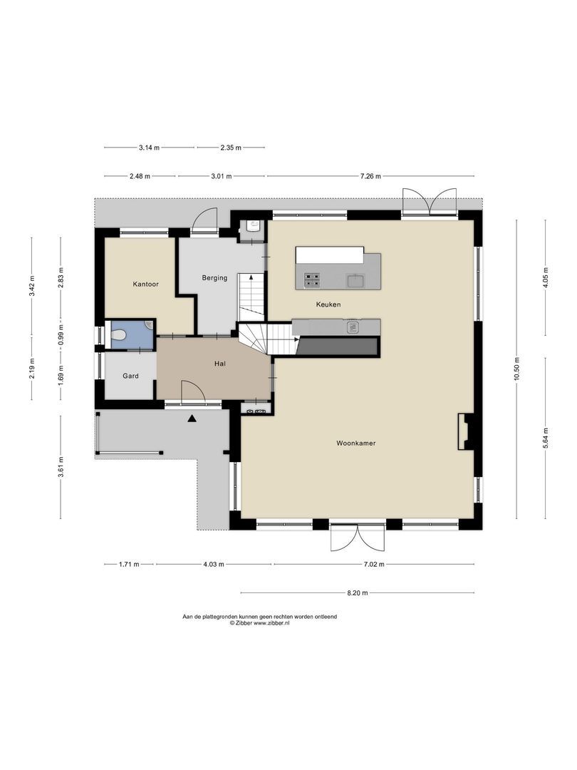 Rueterlaan 5, Laren plattegrond-2