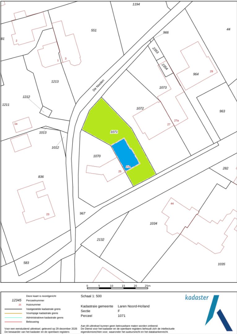 Oud Blaricummerweg 25 a, Laren plattegrond-0