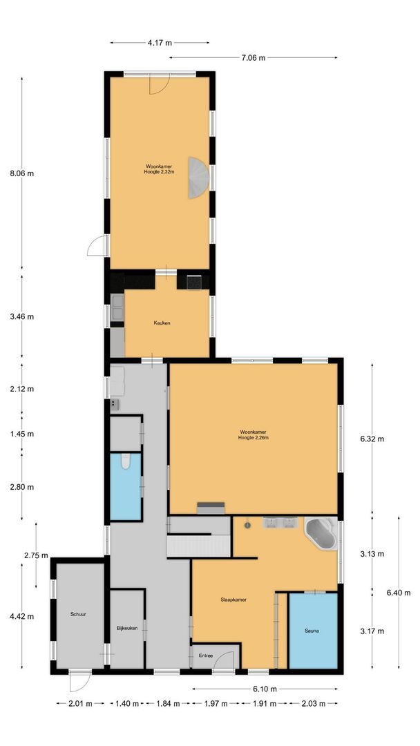 Oud-Loosdrechtsedijk 209, Loosdrecht plattegrond-1