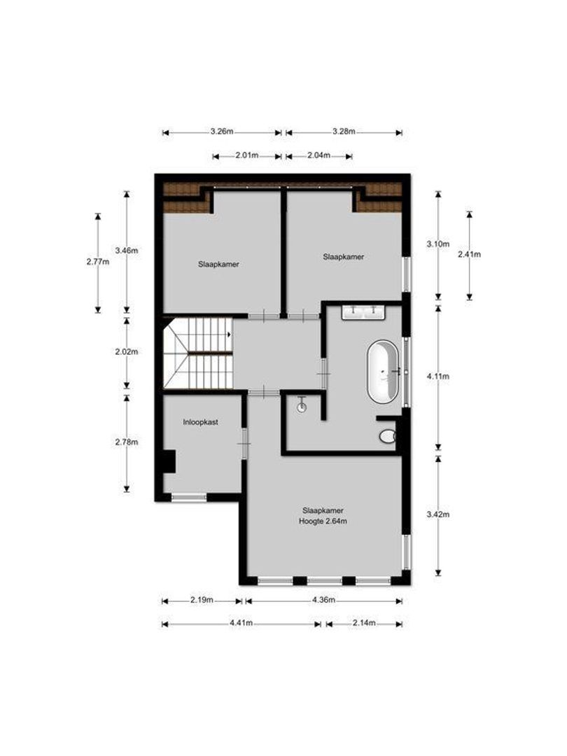 Strandlaan 4, Naarden plattegrond-1