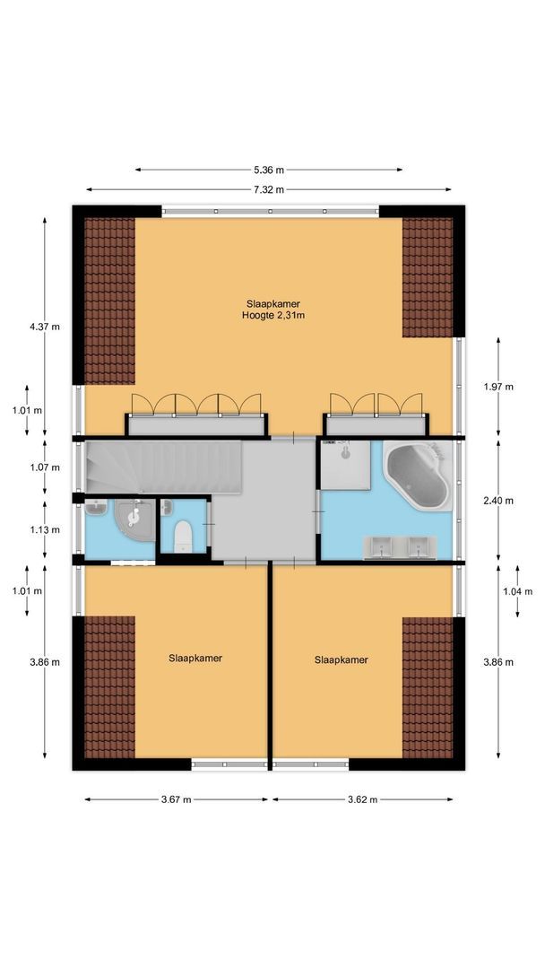 Boomgat 10, Naarden plattegrond-1
