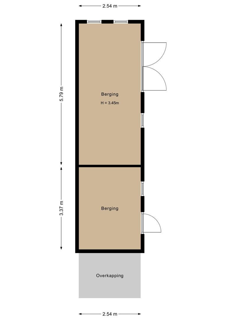 Melkweg 33, Huizen plattegrond-1