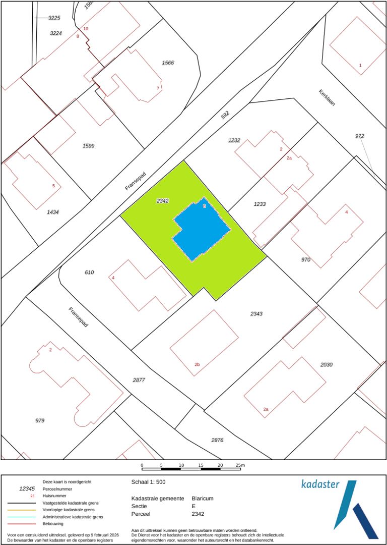 Fransepad 6, Blaricum plattegrond-4