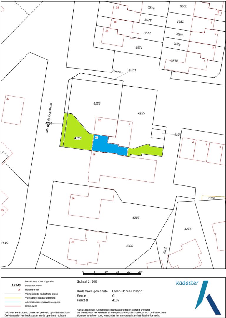 Mendes da Costalaan 30, Laren plattegrond-6