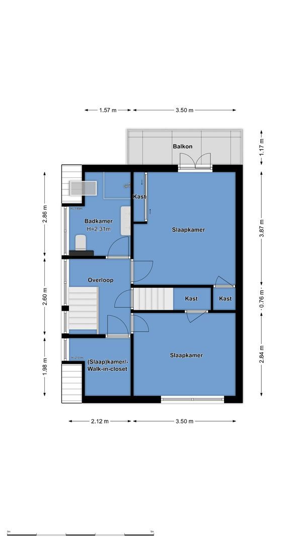 't Paadje 28, Laren plattegrond-1