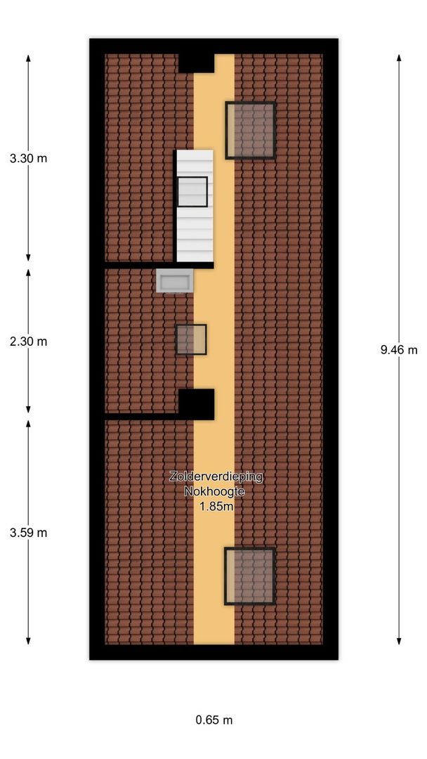 Cornelis Bakkerlaan 36, Laren plattegrond-2