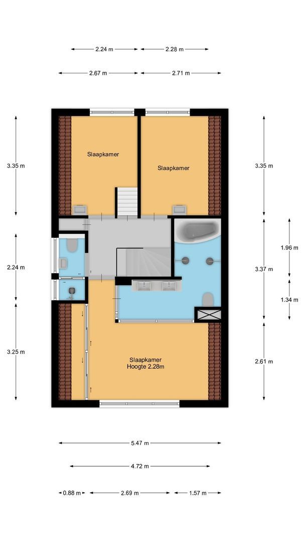 Cornelis Bakkerlaan 36, Laren plattegrond-1