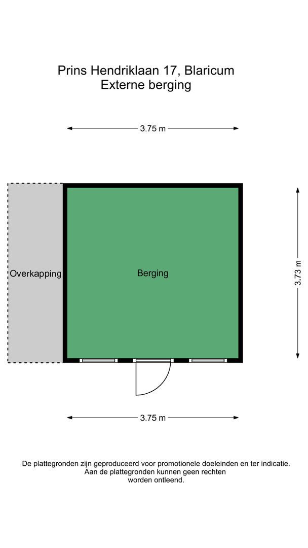 Prins Hendriklaan 17, Blaricum plattegrond-3