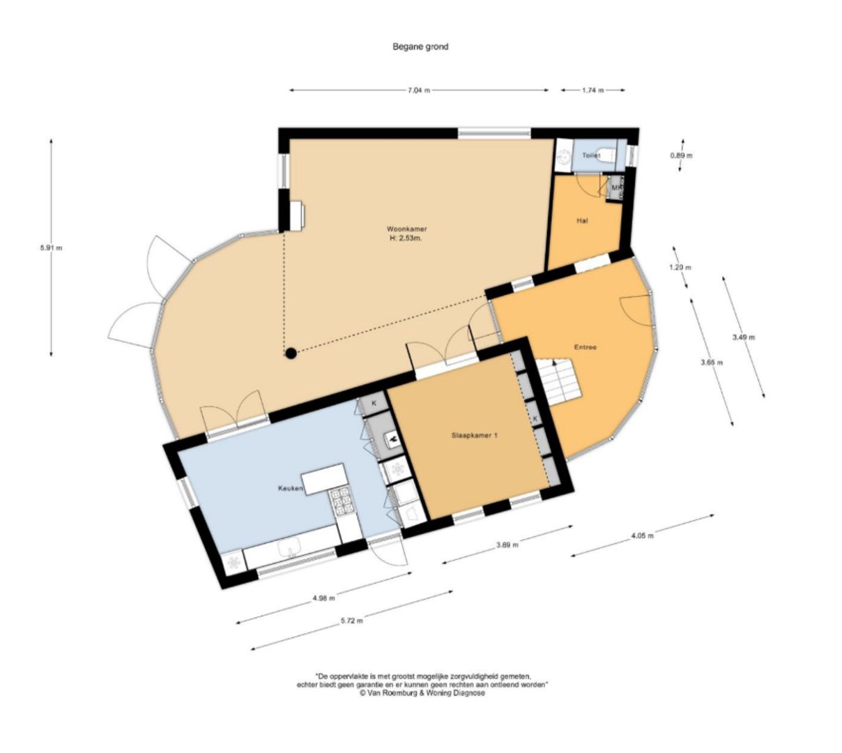 Breeweg 15, Laren plattegrond-0