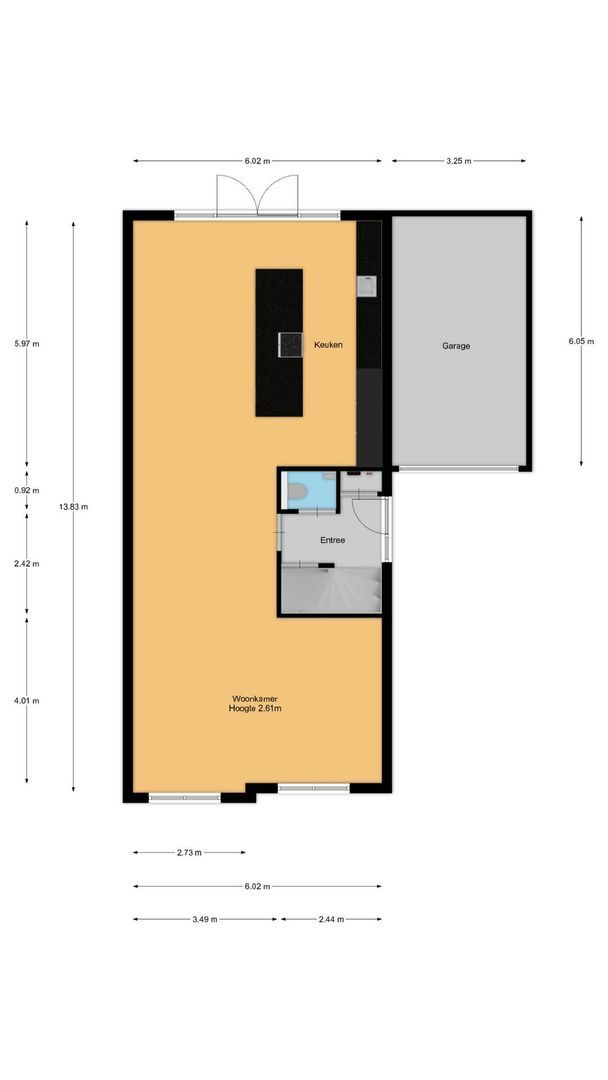 Laantje van Calis 3, Blaricum plattegrond-2