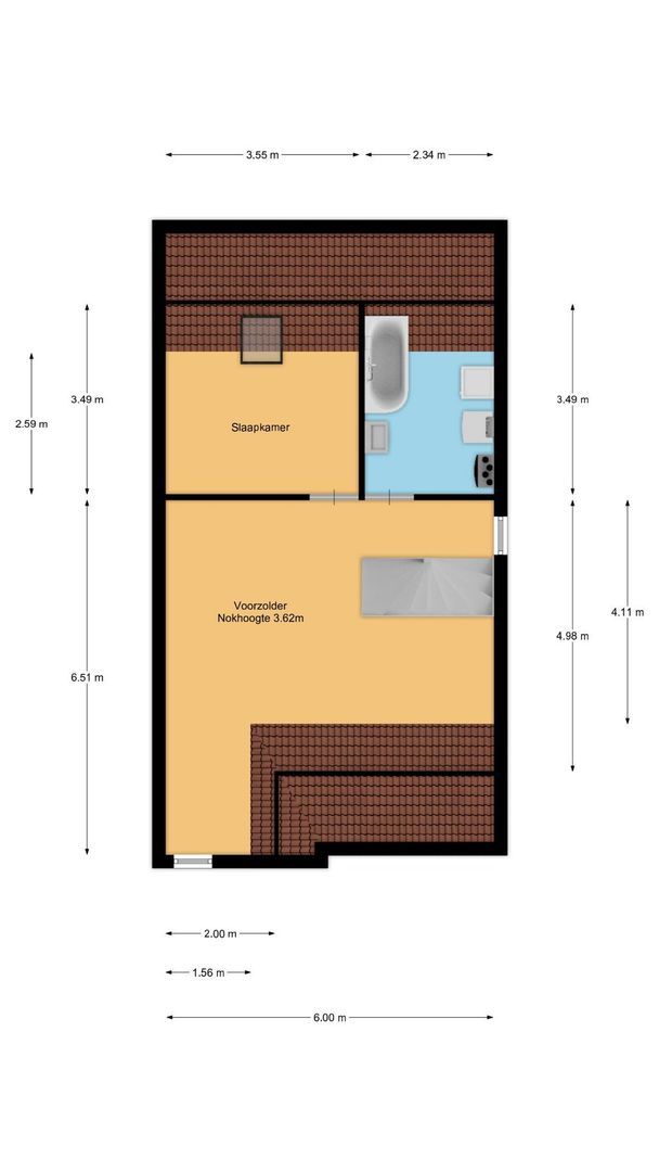 Laantje van Calis 3, Blaricum plattegrond-1