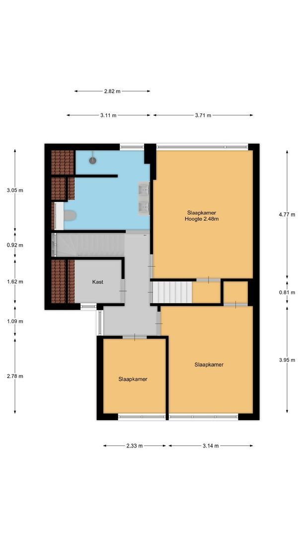 Vosmaerlaan 25, Hilversum plattegrond-0