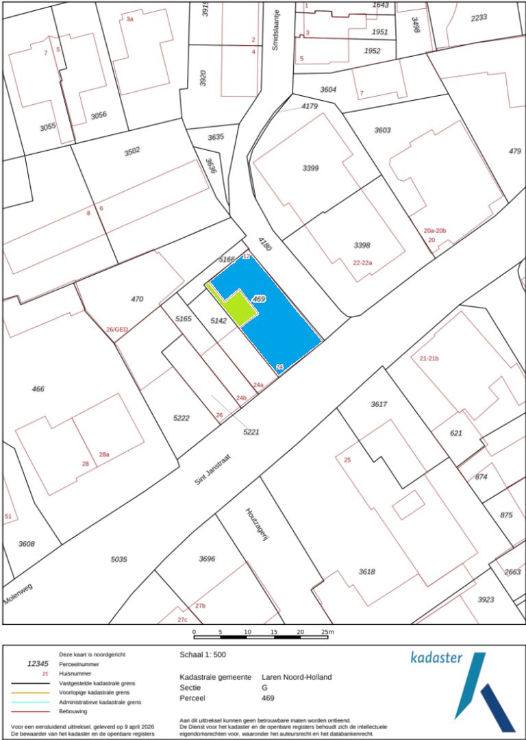 Sint Janstraat 24, Laren plattegrond-2