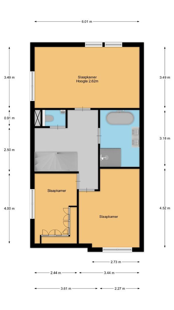 Laantje van Calis 5, Blaricum plattegrond-1