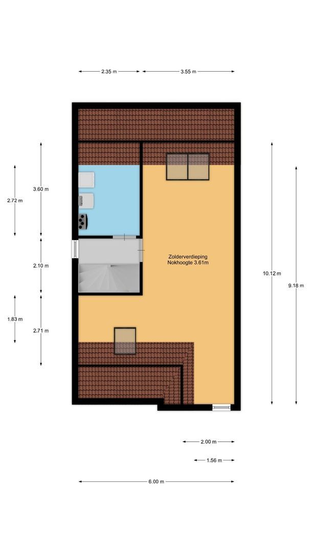 Laantje van Calis 5, Blaricum plattegrond-2