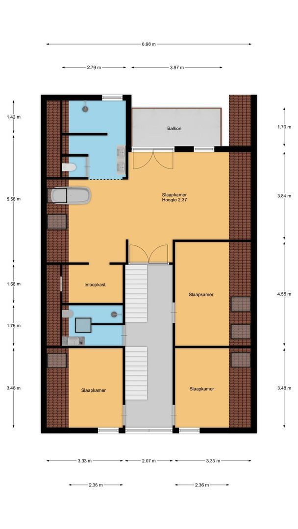 Breeweg 7, Laren plattegrond-1