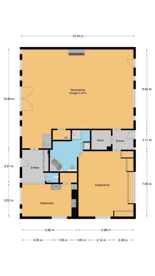 Stachouwerweg 2, Blaricum plattegrond-0