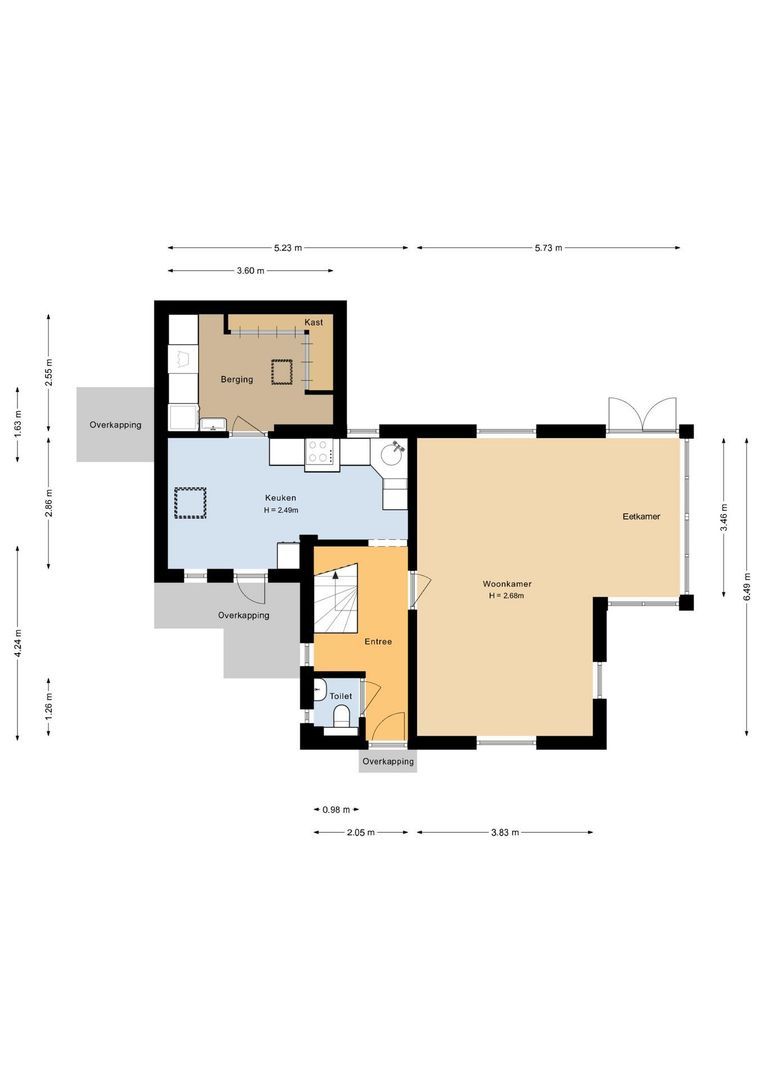 Ludenweg 10, Blaricum plattegrond-0