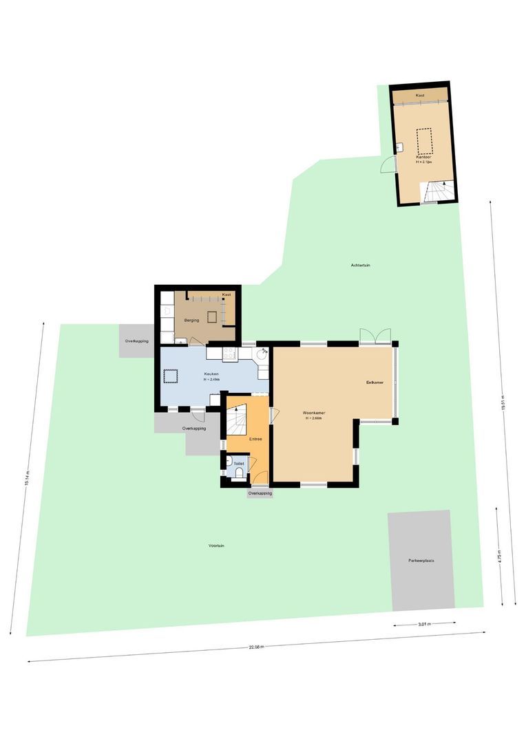 Ludenweg 10, Blaricum plattegrond-8