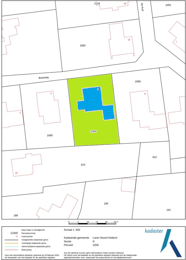 Breeweg 6, Laren plattegrond-4