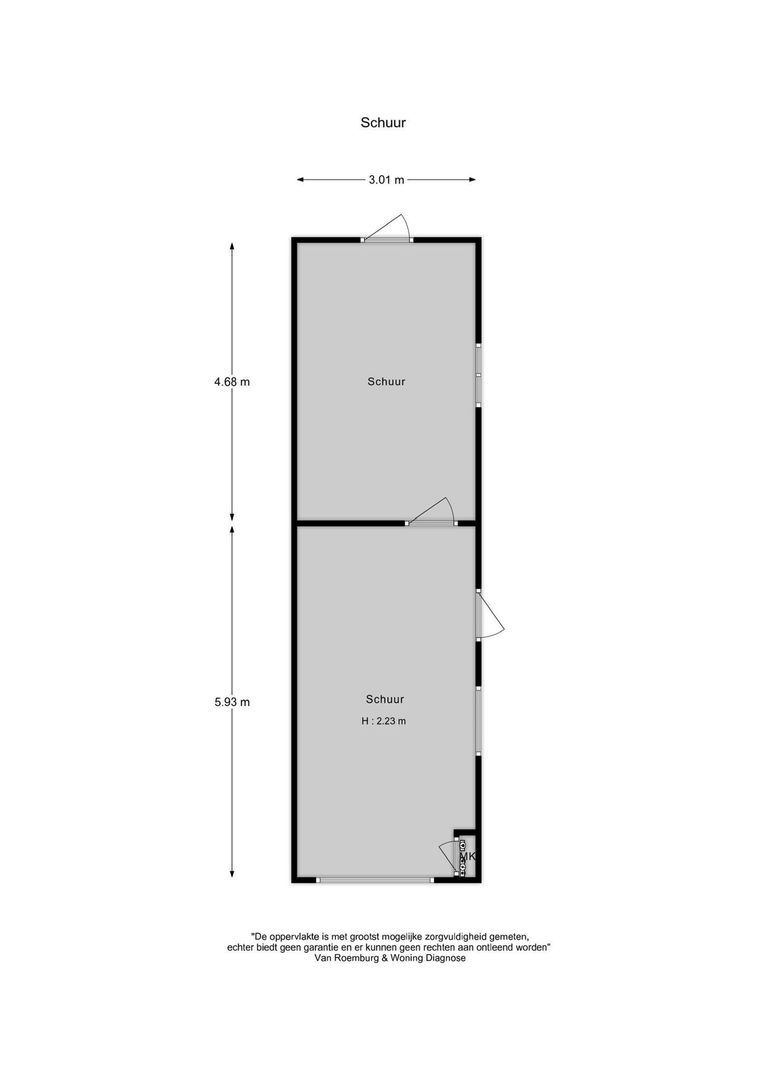 Sint Janstraat 57 a, Laren plattegrond-2
