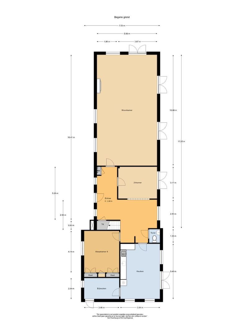 Sint Janstraat 57 a, Laren plattegrond-0
