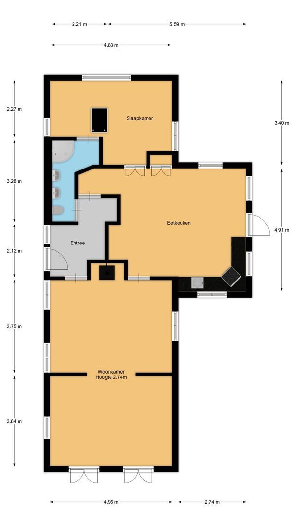 Melkweg 64, Laren plattegrond-0