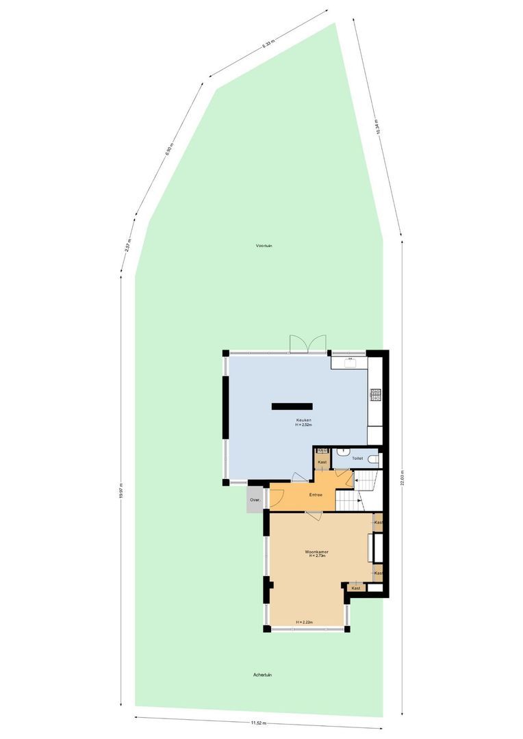 Sint Janstraat 34 b, Laren plattegrond-5
