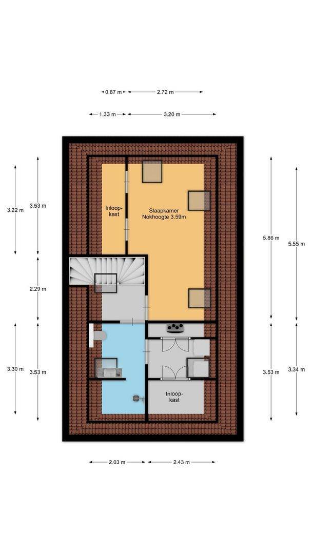 Laantje van Vos 2, Blaricum plattegrond-2