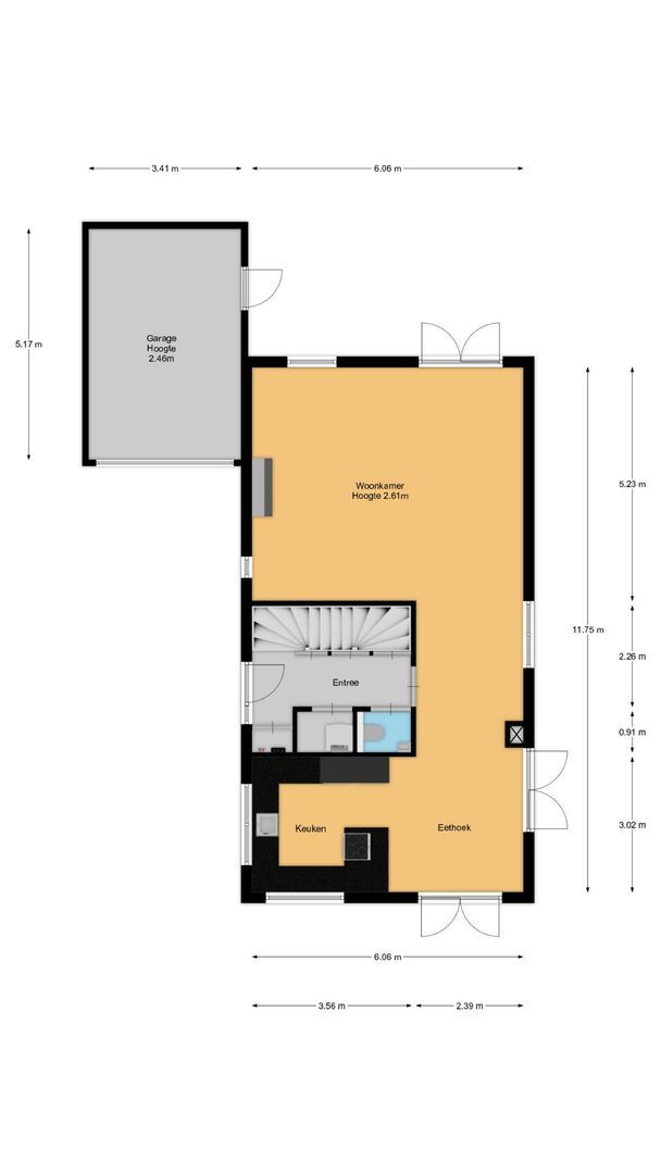 Laantje van Vos 2, Blaricum plattegrond-0