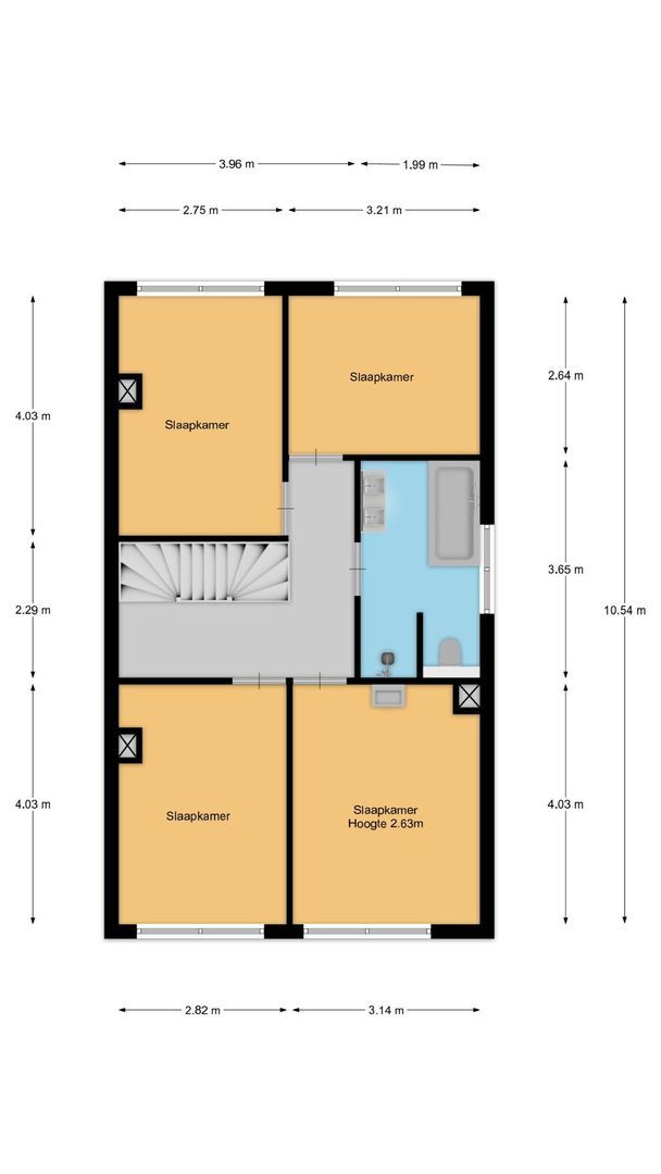 Laantje van Vos 2, Blaricum plattegrond-1