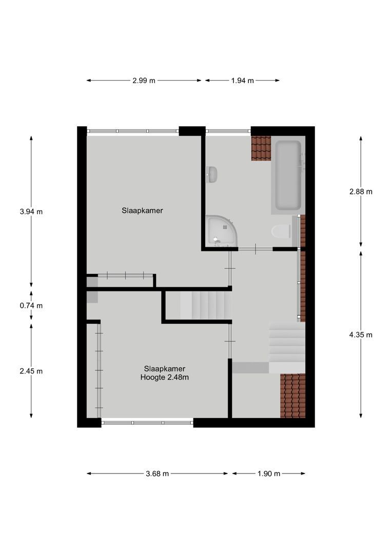 't Paadje 10, Laren plattegrond-1