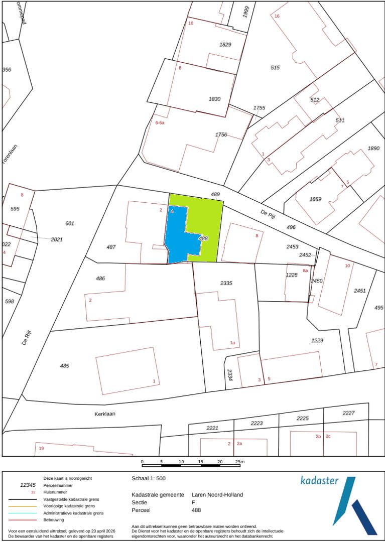 De Pijl 4, Laren plattegrond-0
