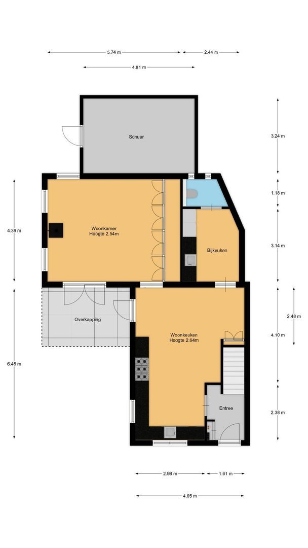 De Pijl 4, Laren plattegrond-1