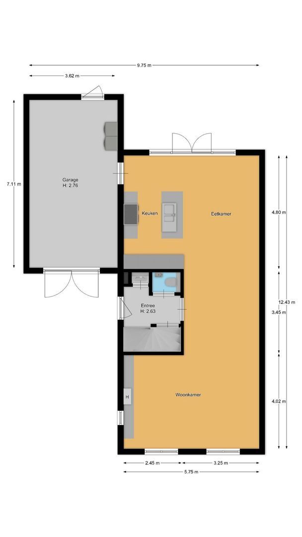 Dopsingel 4, Eemnes plattegrond-1