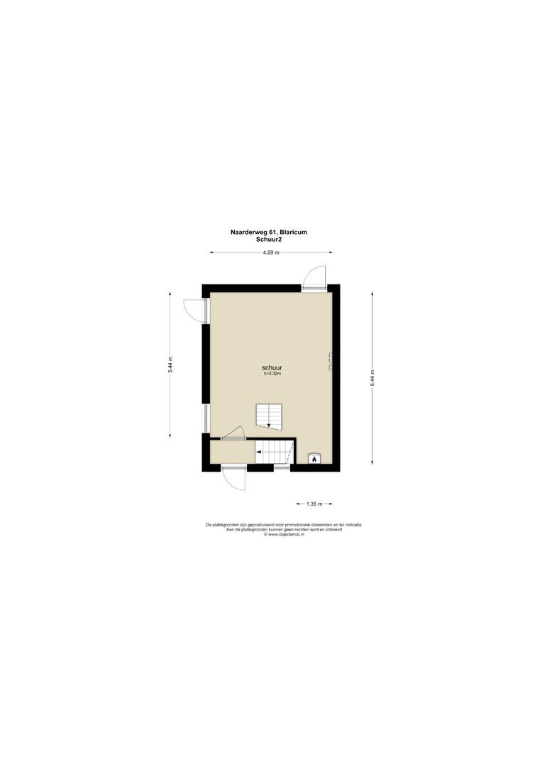 Naarderweg 61, Blaricum plattegrond-5