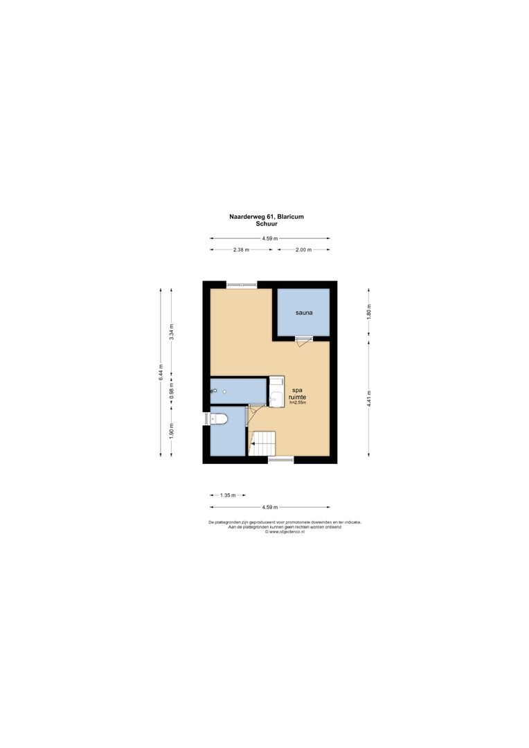 Naarderweg 61, Blaricum plattegrond-4