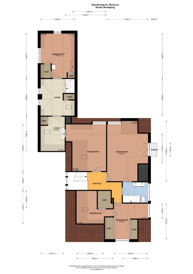 Naarderweg 61, Blaricum plattegrond-2