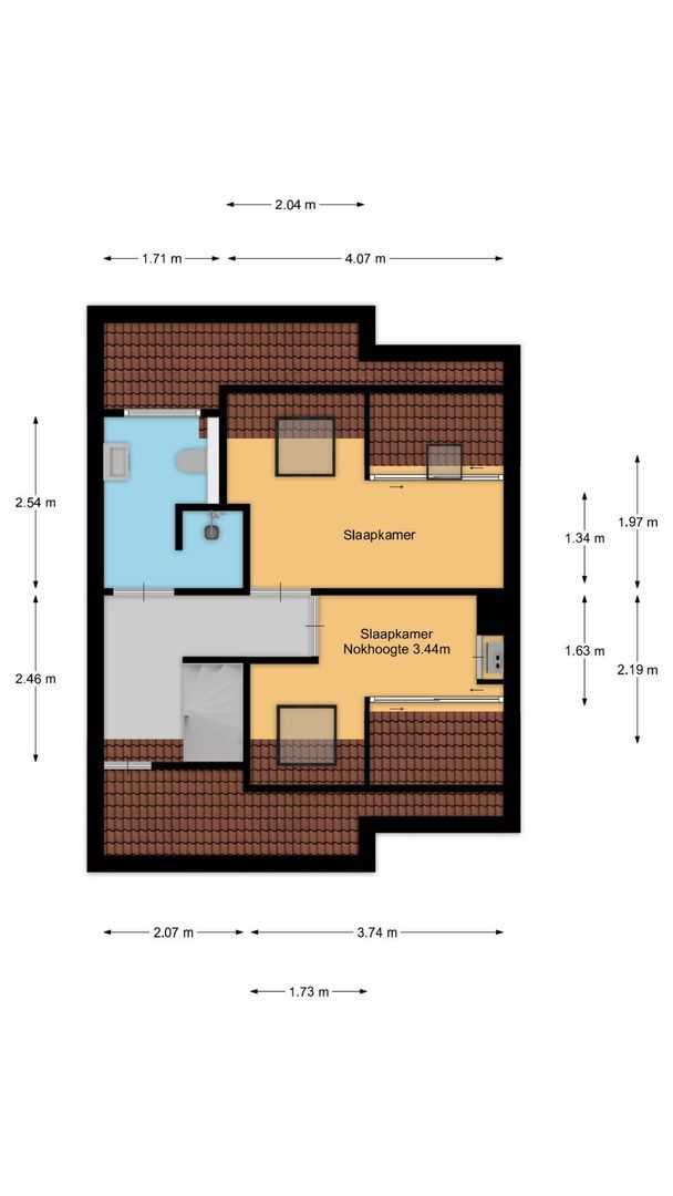 Kopjeskampen 2, Laren plattegrond-1