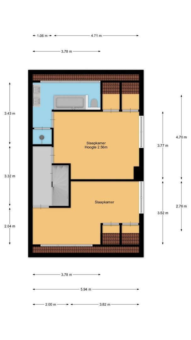 Kopjeskampen 2, Laren plattegrond-2