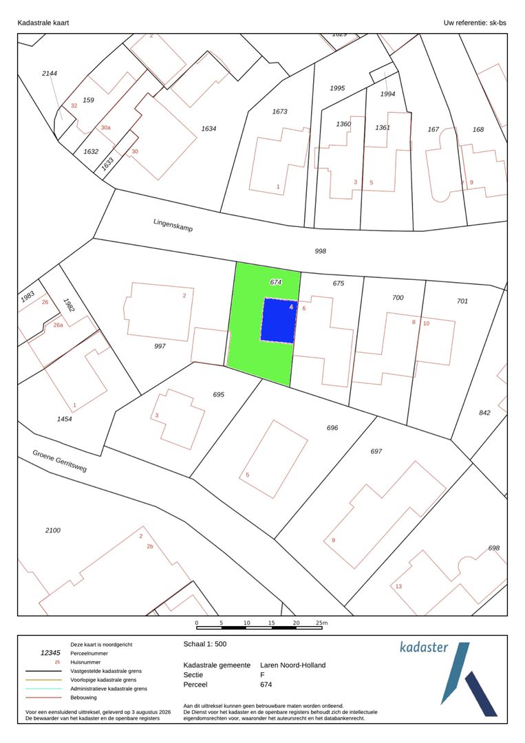Lingenskamp 4, Laren plattegrond-5