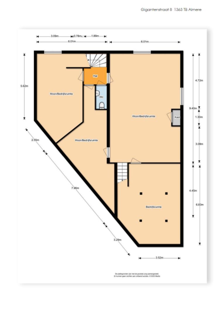 Gigantenstraat 8, Almere plattegrond-2